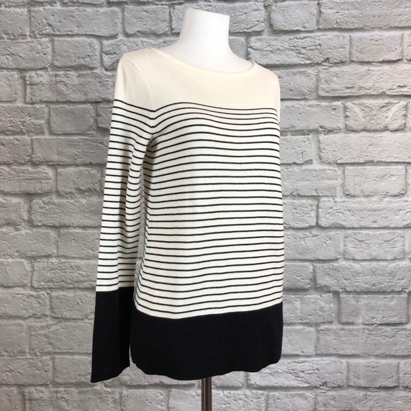 Vince Camuto Colorblock Striped Sweater - Picture 3 of 5